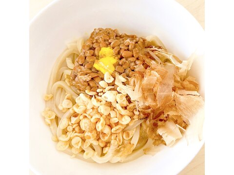 簡単！納豆ぶっかけうどん★